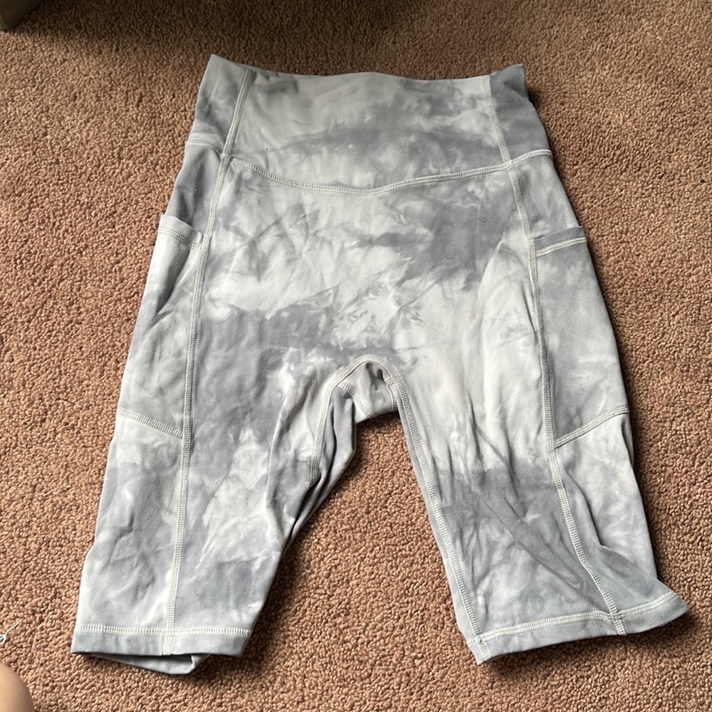 For the Peach Light Tie Dye Biker Shorts